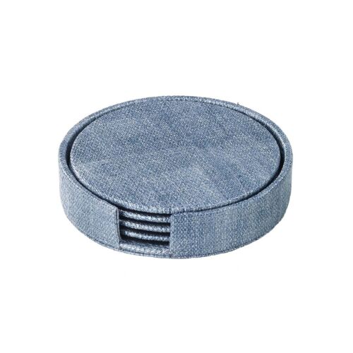 Bodrum Coaster Set/4 Luster Ice Blue