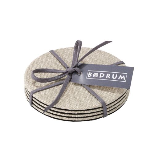 Bodrum Coaster Set/4 Pronto Beige