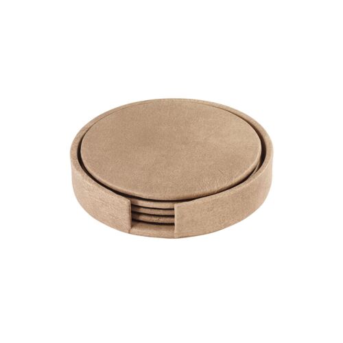 Bodrum Coaster Set/4 Tanner Beige