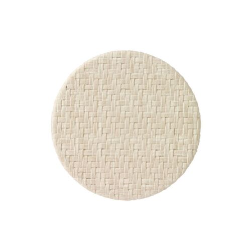 Bodrum Coaster Set/4 Wicker Cream