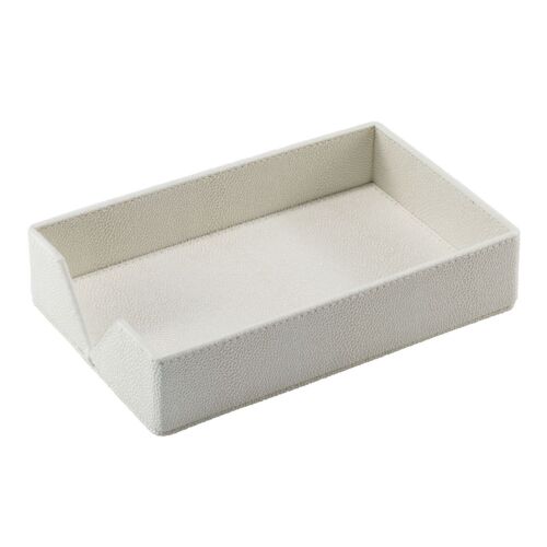 Bodrum Guest Towel Box Stingray Oyster