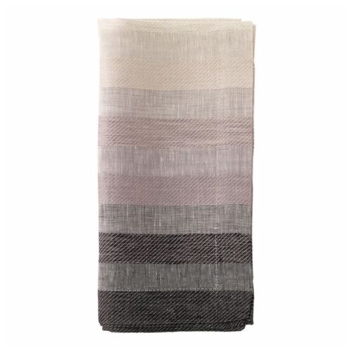 Bodrum Napkin Gradient Stripe Black