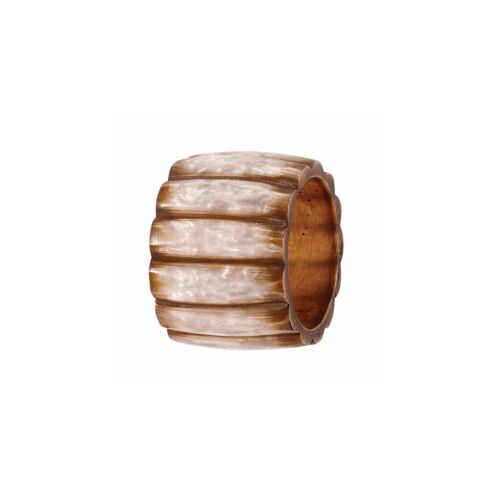 Bodrum Napkin Ring Pearlized Fence