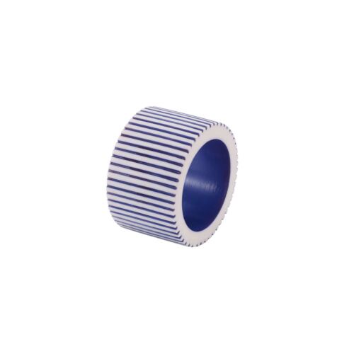 Bodrum Napkin Ring Pinstripe Navy