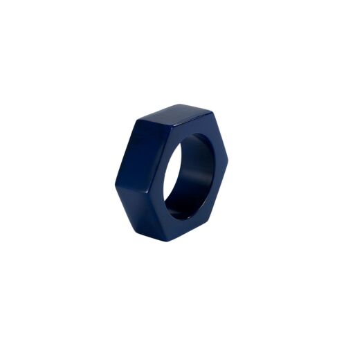 Bodrum Napkin Ring Piper Navy