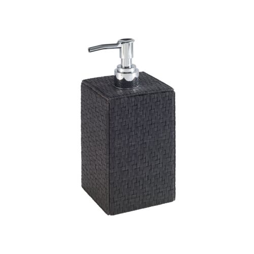 Bodrum Wicker Black Soap Dispenser