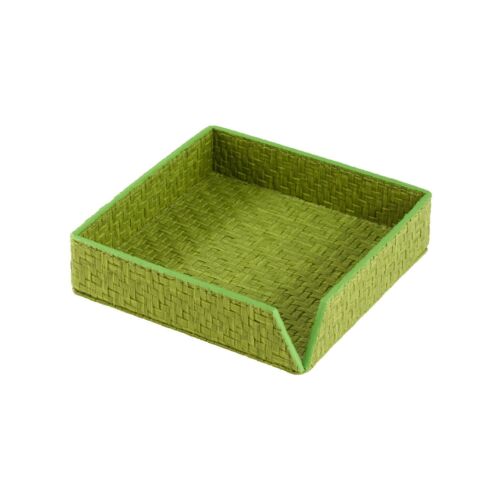Bodrum Cocktail Napkin Box Wicker Grass