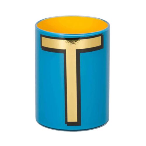 Bridie Hall Alphabet Pencil Cup T Blue