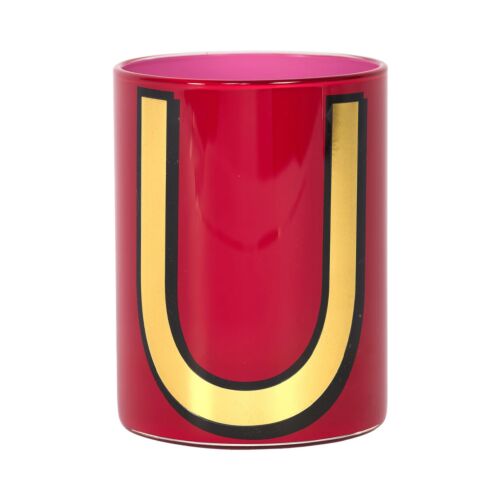 Bridie Hall Alphabet Pencil Cup U Red