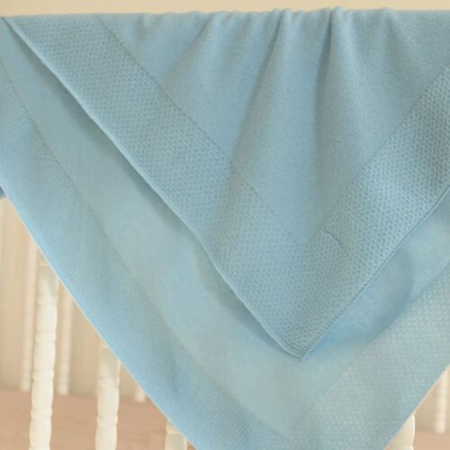 Cashmere Honeycomb Baby Blanket Skyline