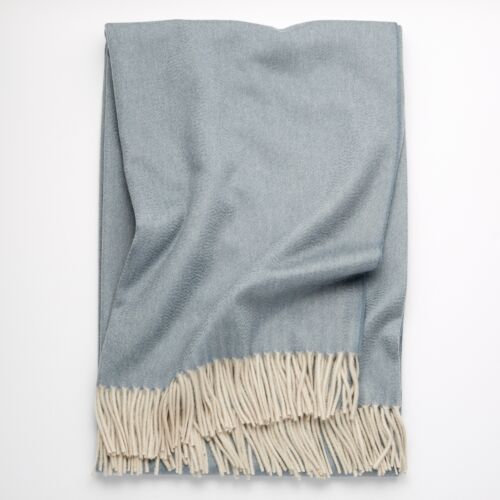 Cashmere Throw Norfolk Blue