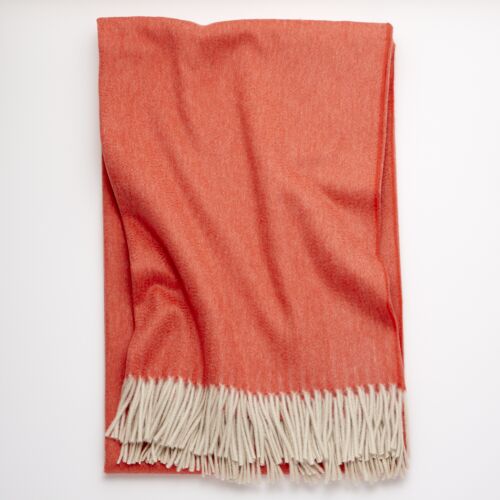 Cashmere Throw Red