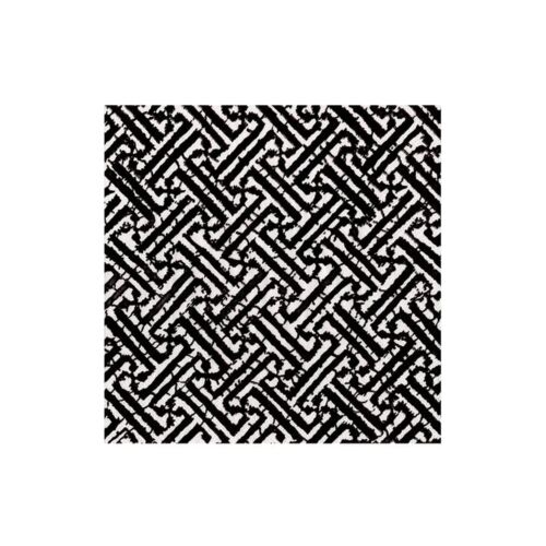 Caspari Paper Cocktail Napkin Pack/20 Fretwork Black