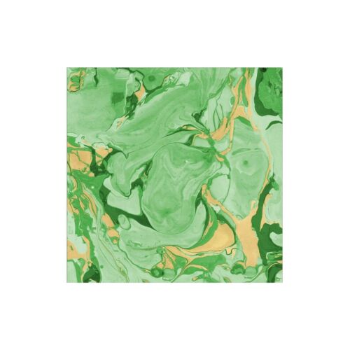 Caspari Paper Cocktail Napkin Pack/20 Marbled Green