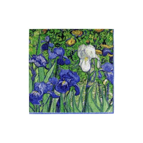 Caspari Paper Cocktail Napkin Pack/20 Van Gogh Irises