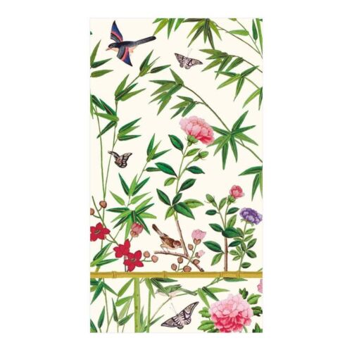Caspari Paper Guest Towel Napkin Pack/15 Chinese Wallpaper