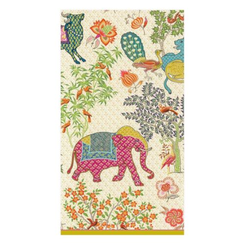 Caspari Paper Guest Towel Napkin Pack/15 Le Jardin de Mysore