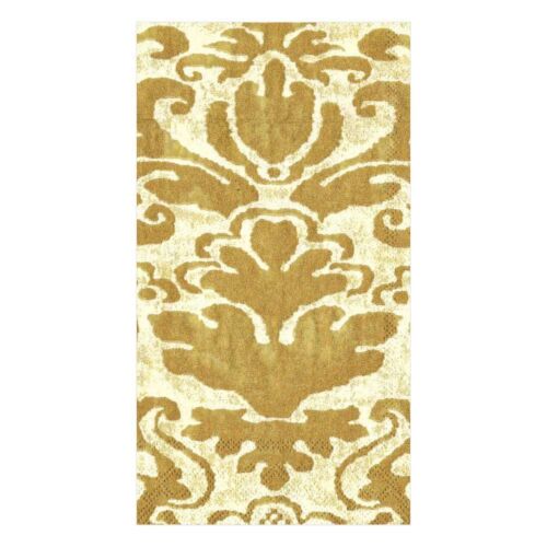 Caspari Paper Guest Towel Napkin Pack/15 Palazzo Ivory
