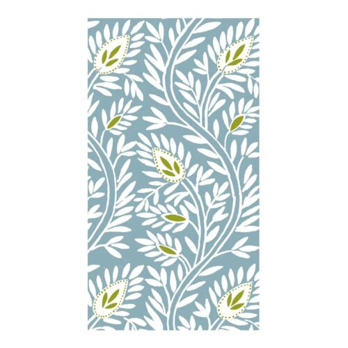 Caspari Paper Guest Towel Napkin Pack/15 Samsara Stone Blue
