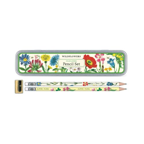 Cavallini Pencil Set Wildflowers