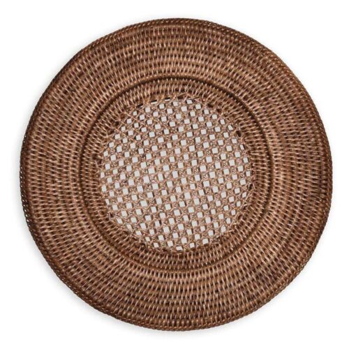 Caspari Rattan Charger Plate