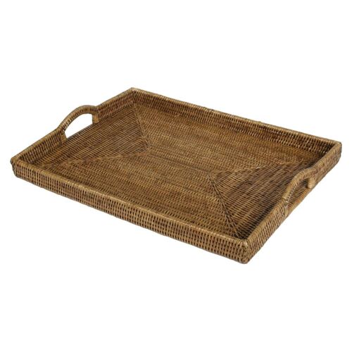 Caspari Rattan Tray