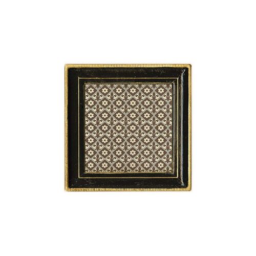 Cavallini Ravenna Black Frame 3x3"