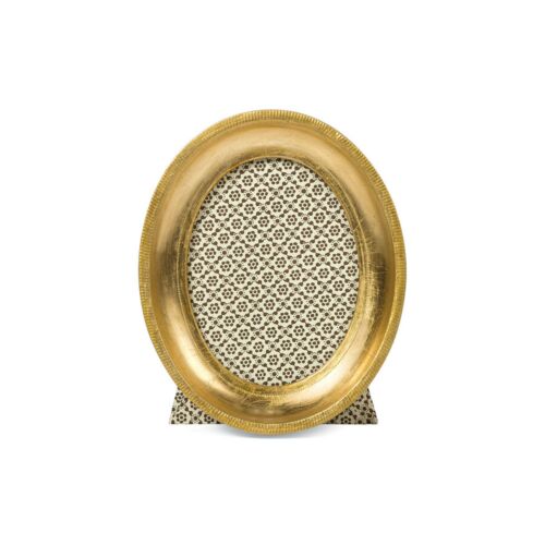  Cavallini Florentine Gold Leaf Oval Frame 3"
