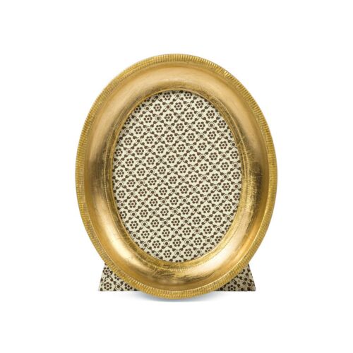  Cavallini Florentine Gold Leaf Oval Frame 4"