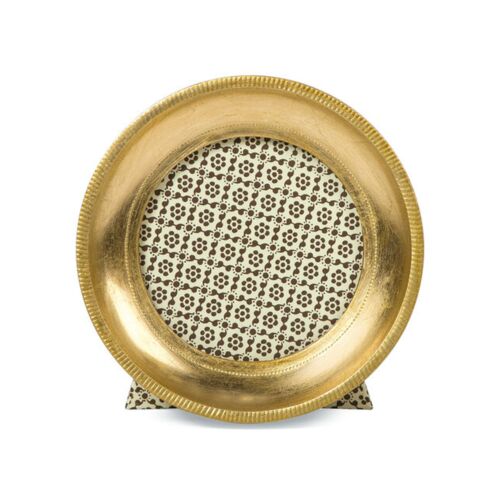  Cavallini Florentine Gold Leaf Round Frame 5"