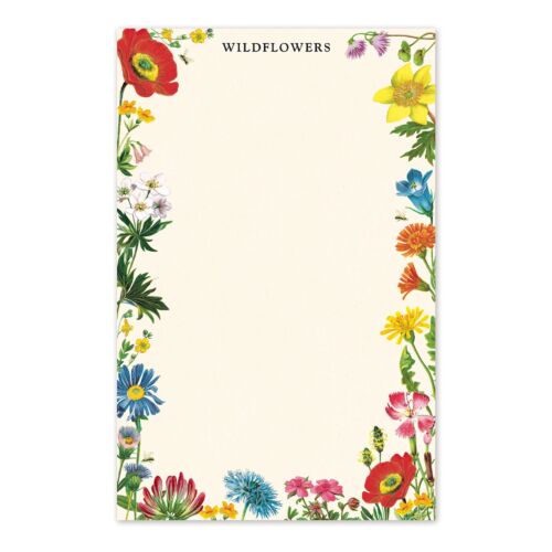 Cavallini Notepad Wildflowers