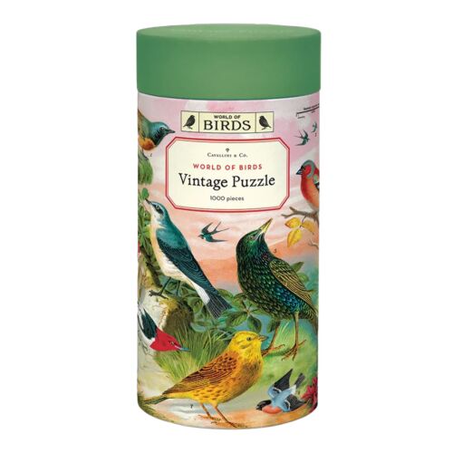 Cavallini Puzzle 1000-Piece World of Birds