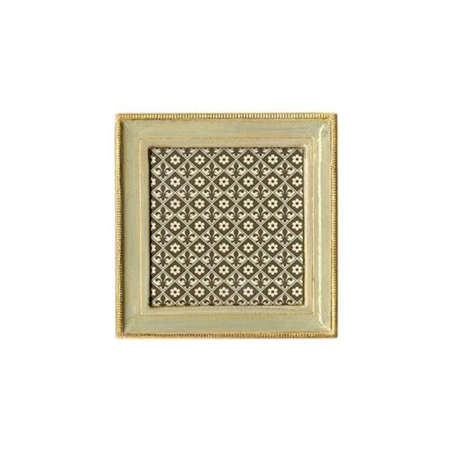  Cavallini Ravenna Cream Frame 3x3"