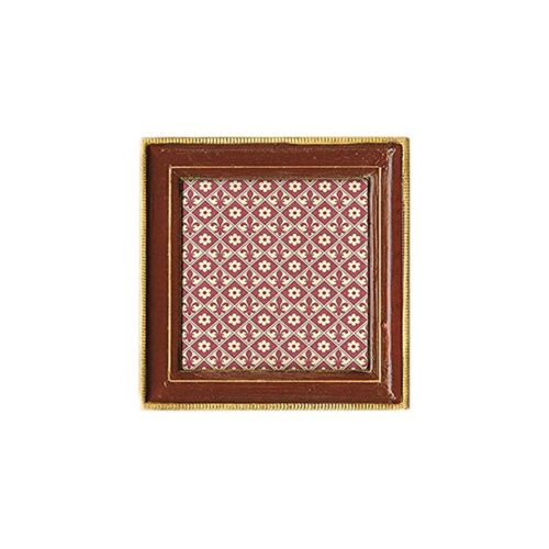  Cavallini Ravenna Red Frame 3x3"