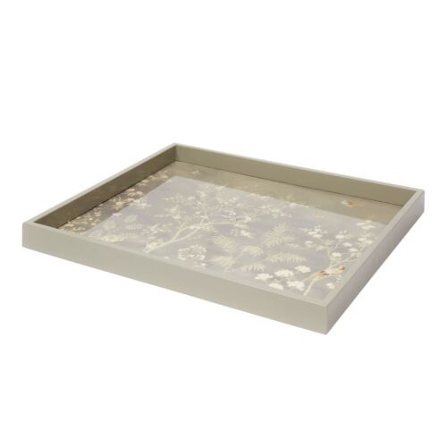 Addison Ross Chinoiserie Tray Grey