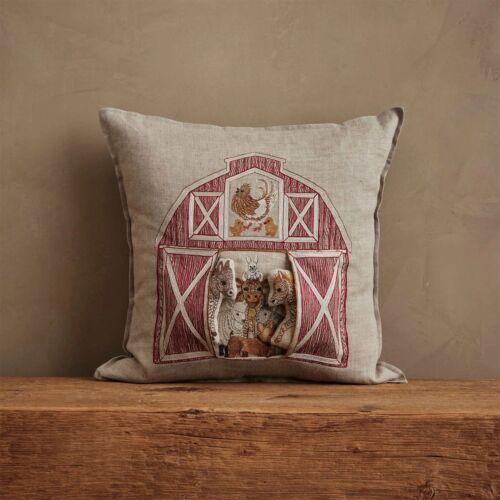 Coral & Tusk Pocket Pillow Red Barn 16"