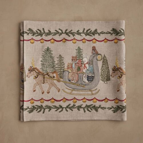 Coral & Tusk Table Runner Jingle Bells 18x76"