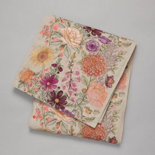 Coral & Tusk Table Runner Paradise Garden 91x18"