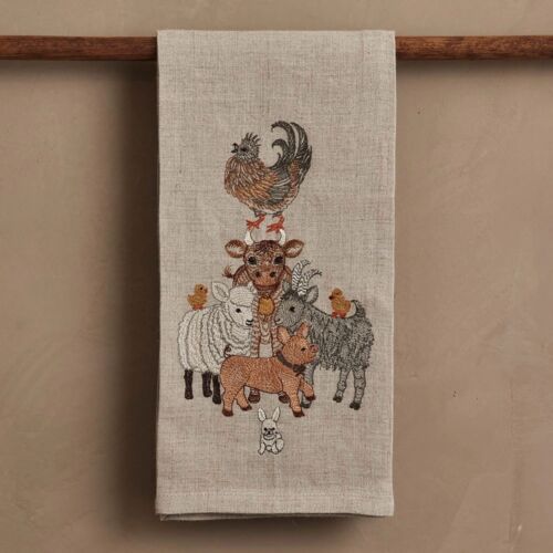Coral & Tusk Towel Barnyard Friends