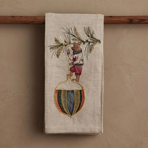 Coral & Tusk Towel Deck The Halls Bear