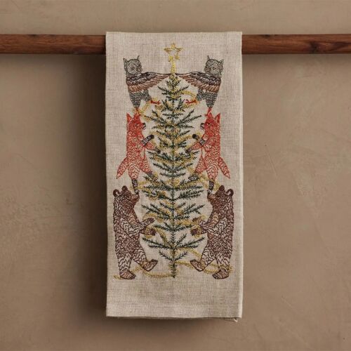 Coral & Tusk Towel Tinsel Tree