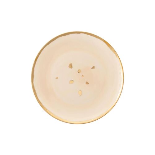 Coralla Maiuri Michelangelo Bianco Cream Dessert Coupe Plate