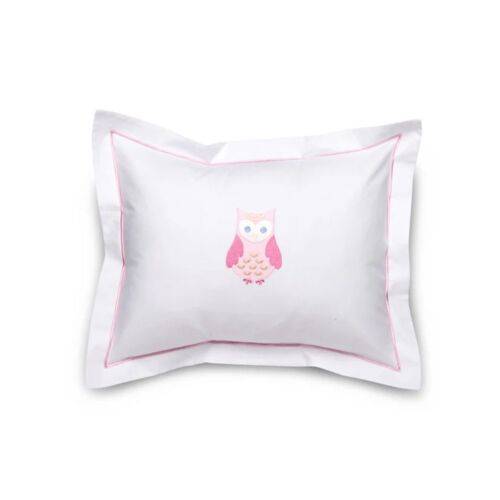 Cotton Boudoir Pillow Cover Pink Owl