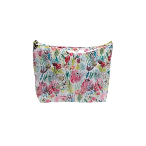 Cotton Cosmetic Bag Medium Cape Flora
