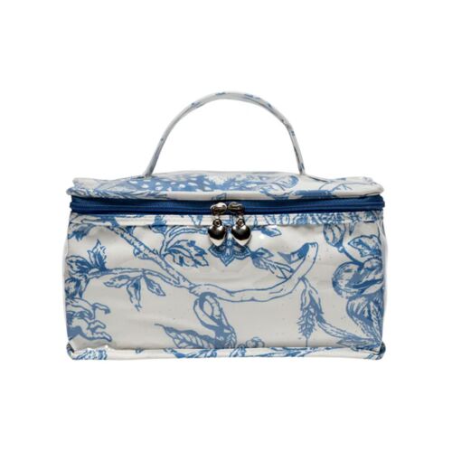 Cotton Cosmetic Vanity Bag Pineapple Garden