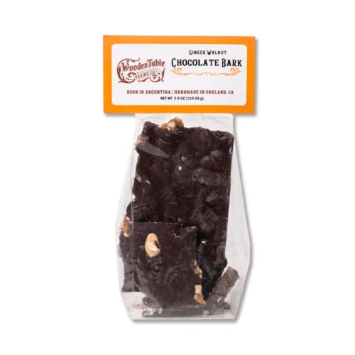 Dark Chocolate Bark Ginger Walnut