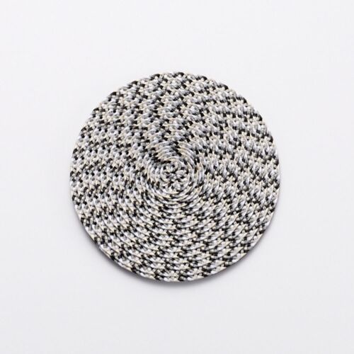 Deborah Rhodes Coaster Ikat Black