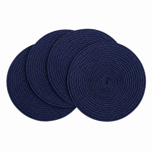 Deborah Rhodes Coaster Linen Braid Navy