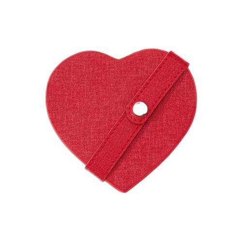 Deborah Rhodes Coaster Set/4 Victoria Heart Red