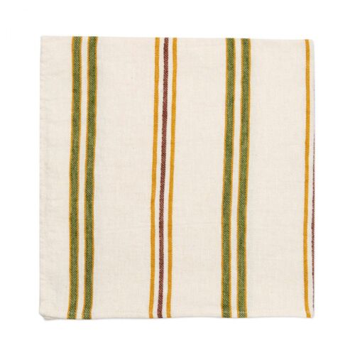 Deborah Rhodes Napkin Bistro Stripe Mustard